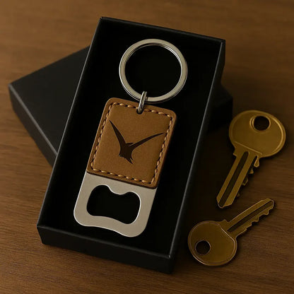 Laser Engraved Bottle Opener Keychain