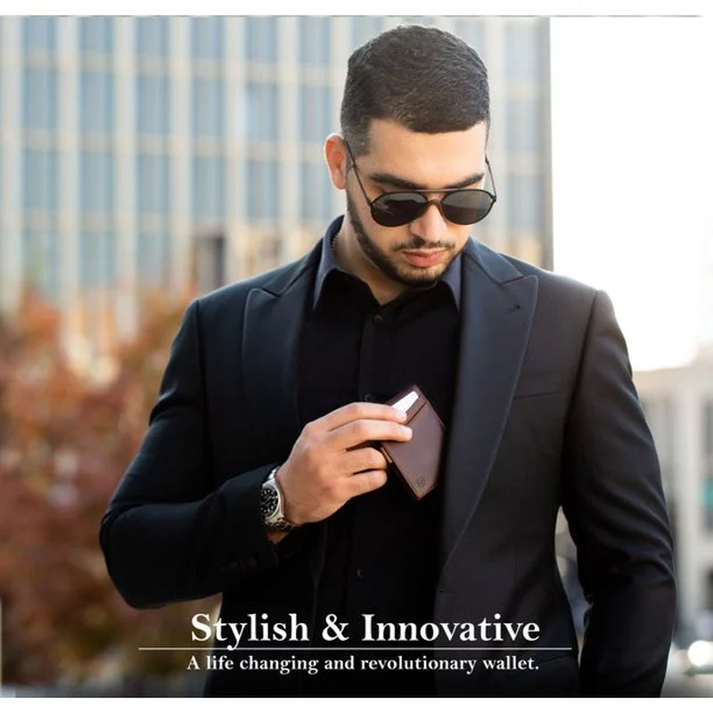 Leather Moneyclip Wallet