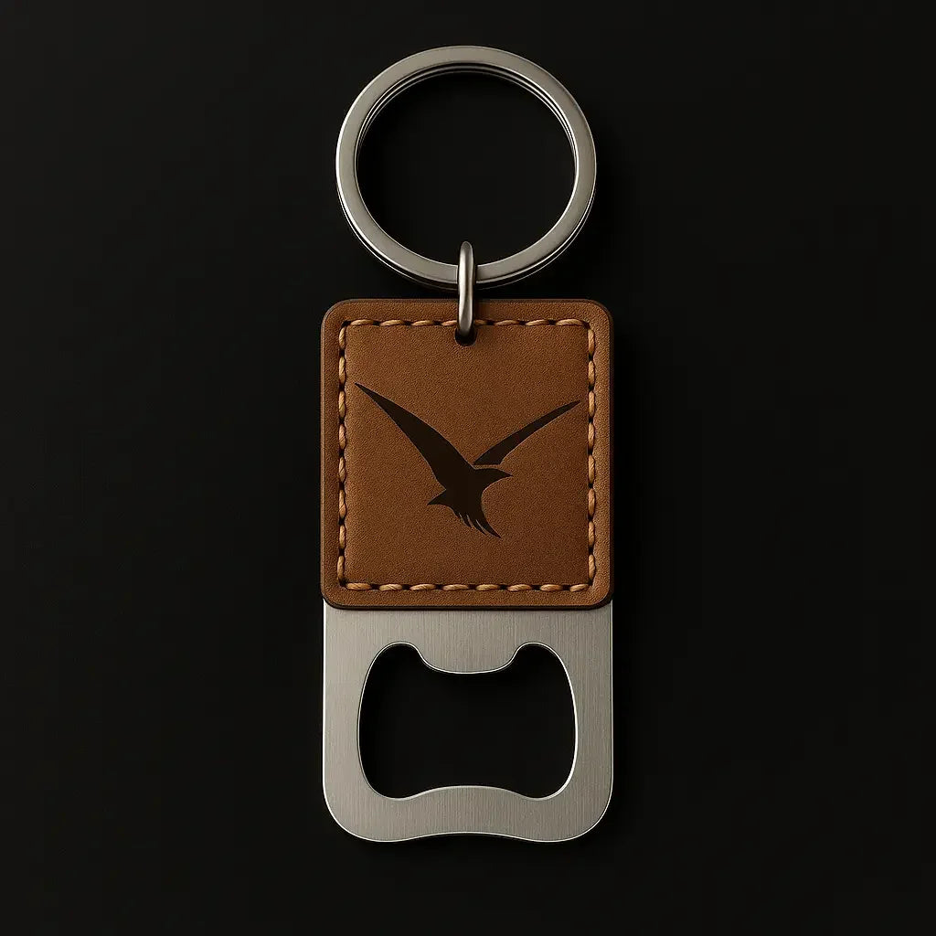 Laser Engraved Bottle Opener Keychain