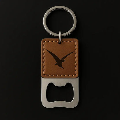 Laser Engraved Bottle Opener Keychain