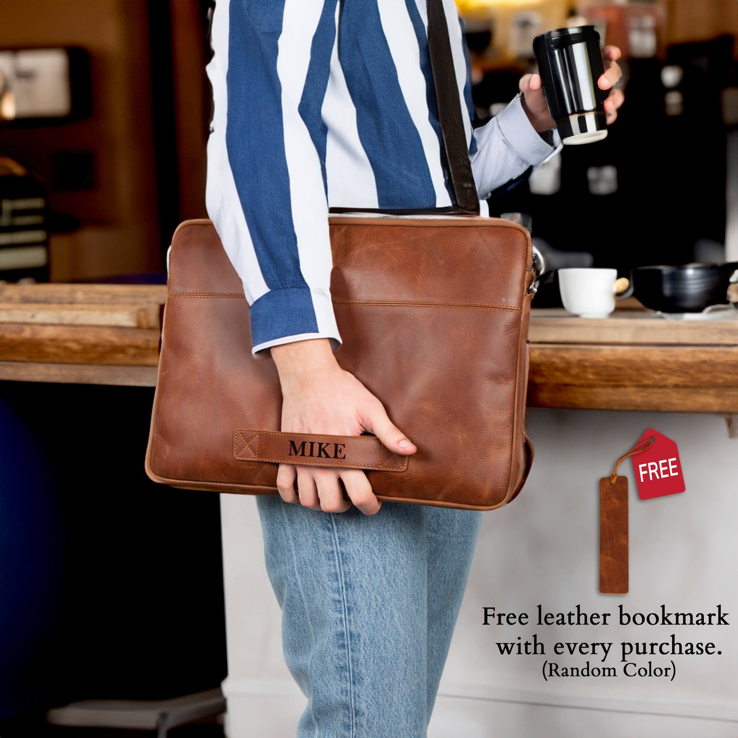 Leather Laptop Bag